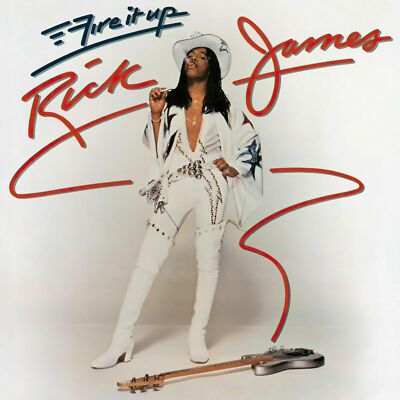 '' RICK JAMES Fire it Up '' album cover POSTER