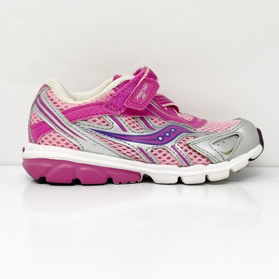 Кроссовки для бега Saucony Girls Ride 6 ST46755 розовые, размер 7,5 м