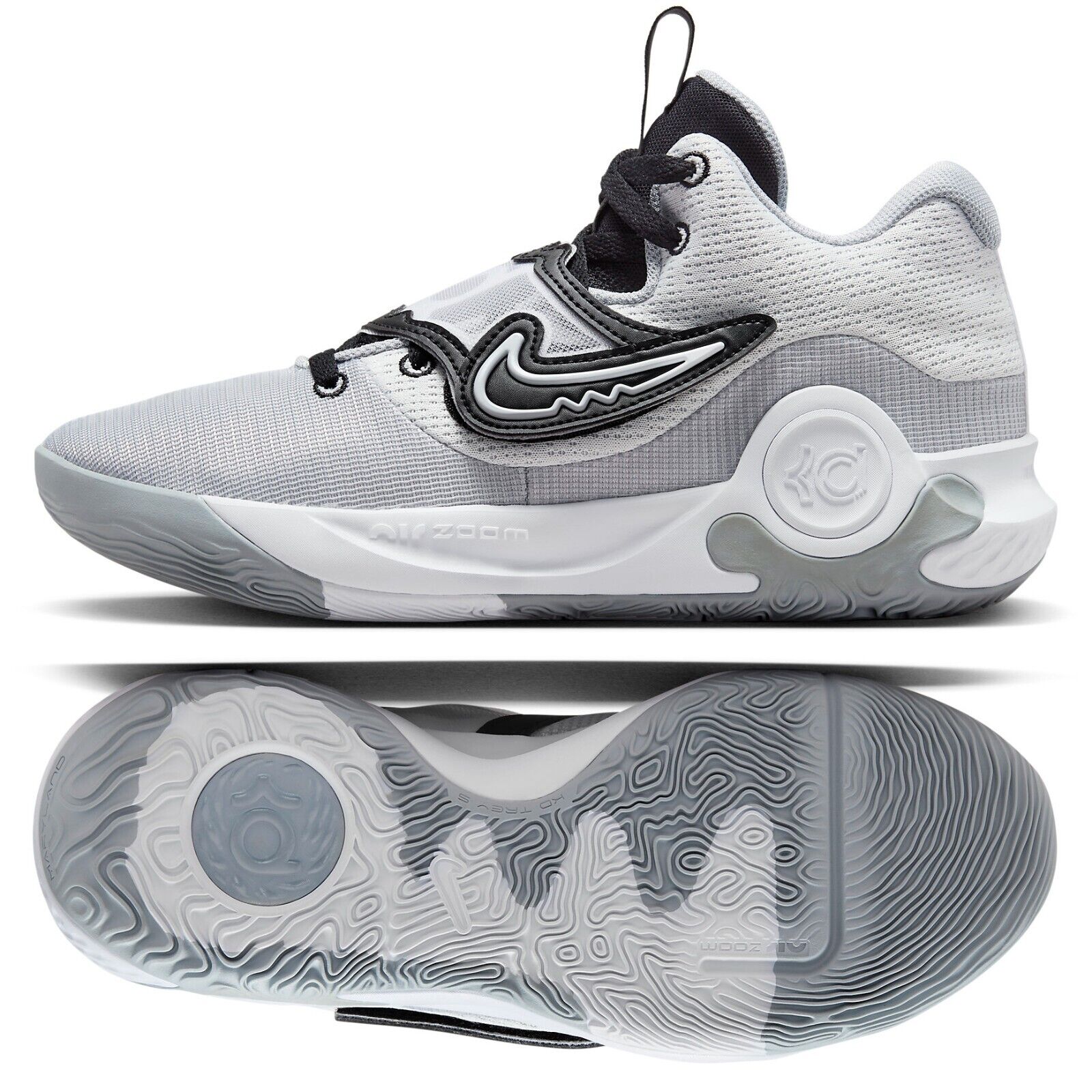 Nike KD Trey 5 X White/Black/Wolf Grey DD9538-102 Men's Nike KD Trey 5 X White/Black/Wolf Grey DD9538-102 Men's