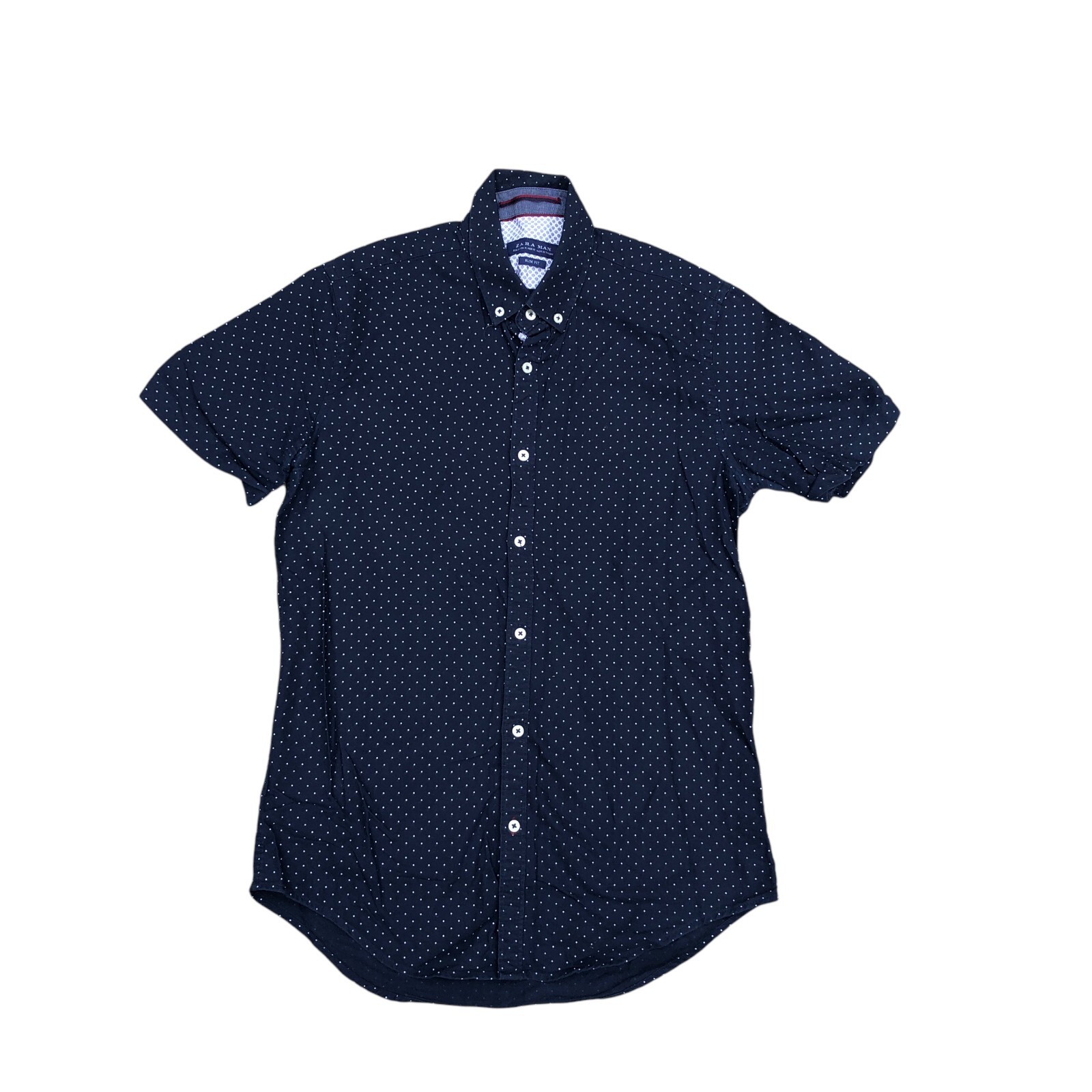 everyone dot button-down shirt 新品 Pearl Plus No Iron Stretch Matte Sateen Long Sleeve Shirt