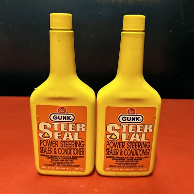 Gunk Steer Seal Power Steering Sealer 12oz. M1712 (Lot of 2)