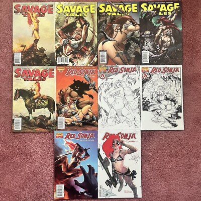 DYNAMITE RED SONJA SAVAGE TALES 1 3 8 9 10 18 21 22 40 Sketch Variant Suydam