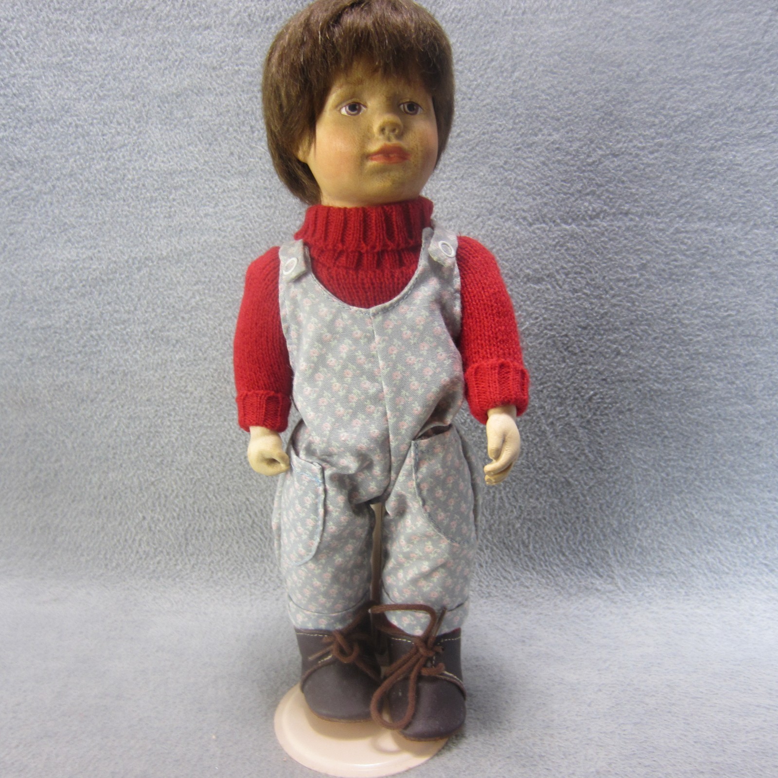 Gotz Admired Children Wood Carved Doll Artist Almut Augustin 10"