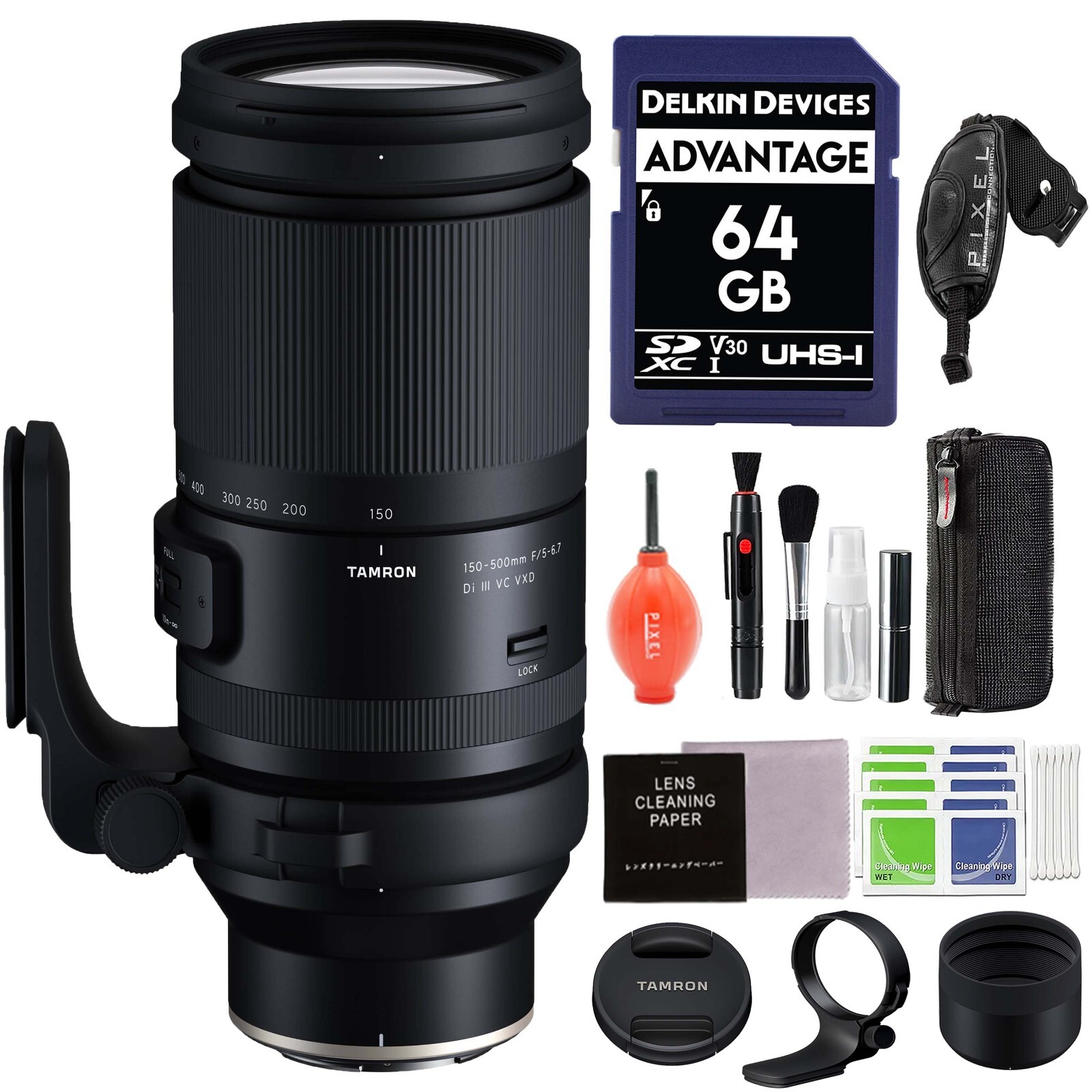 Tamron 150-500mm f/5-6.7 Di III VXD Lens for Nikon Z Essential Accessory Bundle