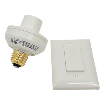 xodus innovations Remote Control Light Bulb Socket Wireless Wall Light Switch