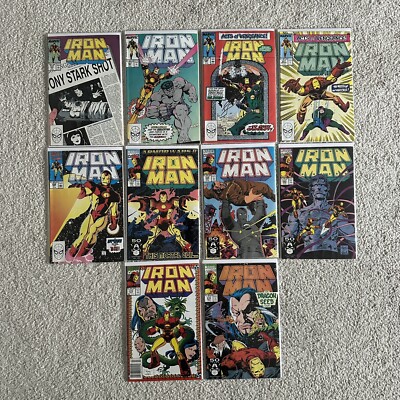 Marvel Comics Iron Man #243 247 250 251 256 265 268 269 270 272