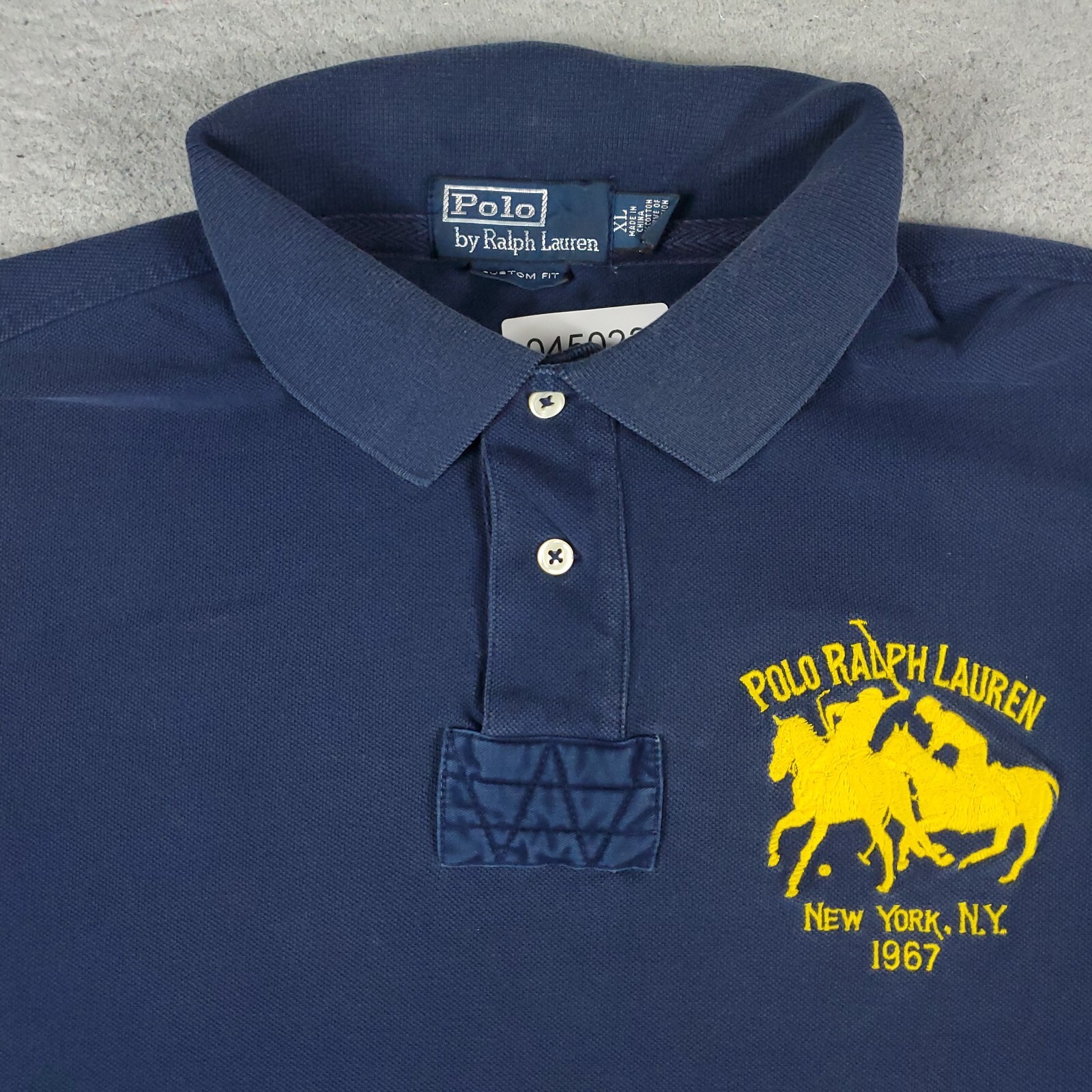 Ralph Lauren Polo Shirt Mens XL Blue Big Pony New York