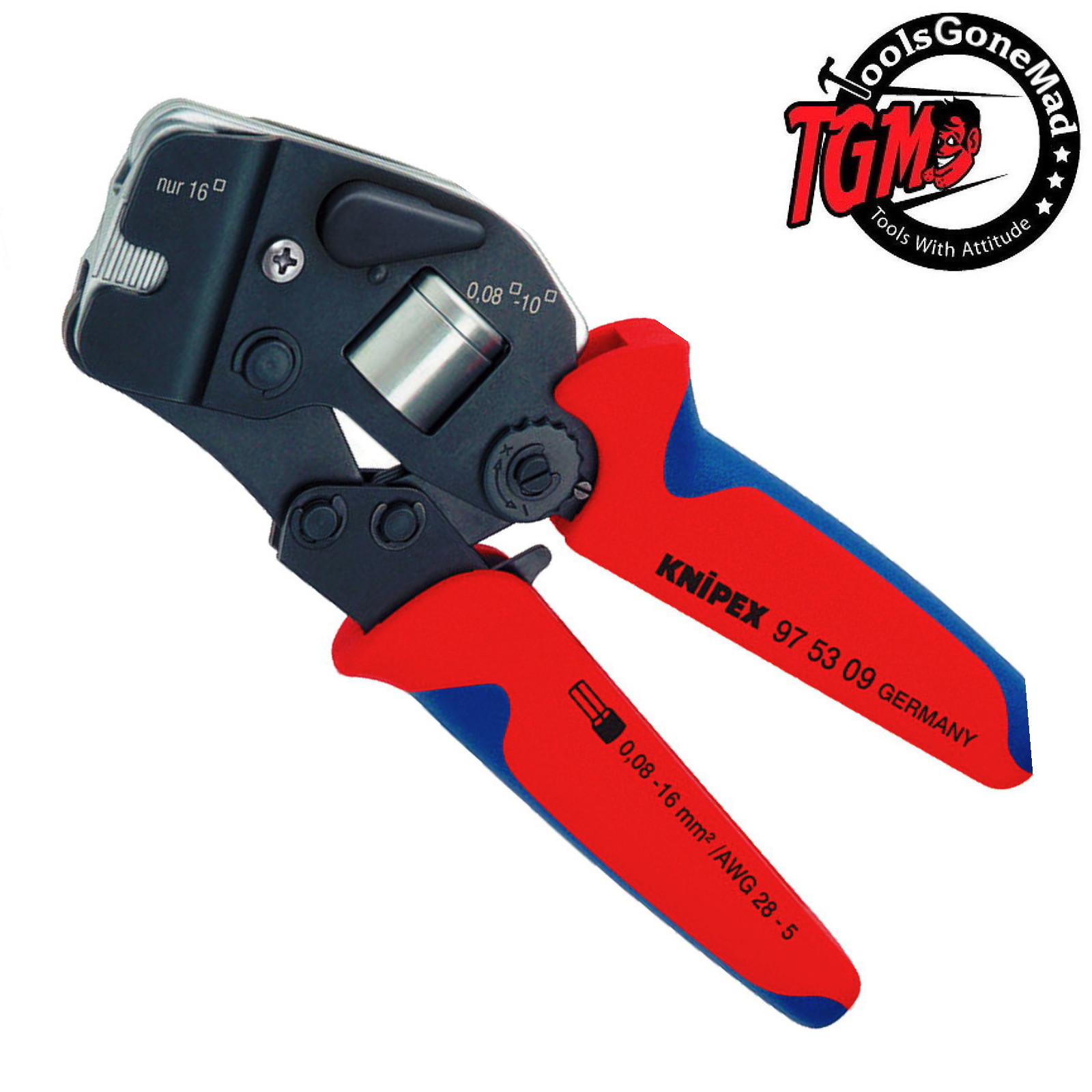 KNIPEX SELFADJUSTING CRIMPING PLIERS CRIMPERS END SLEEVE FERRULES