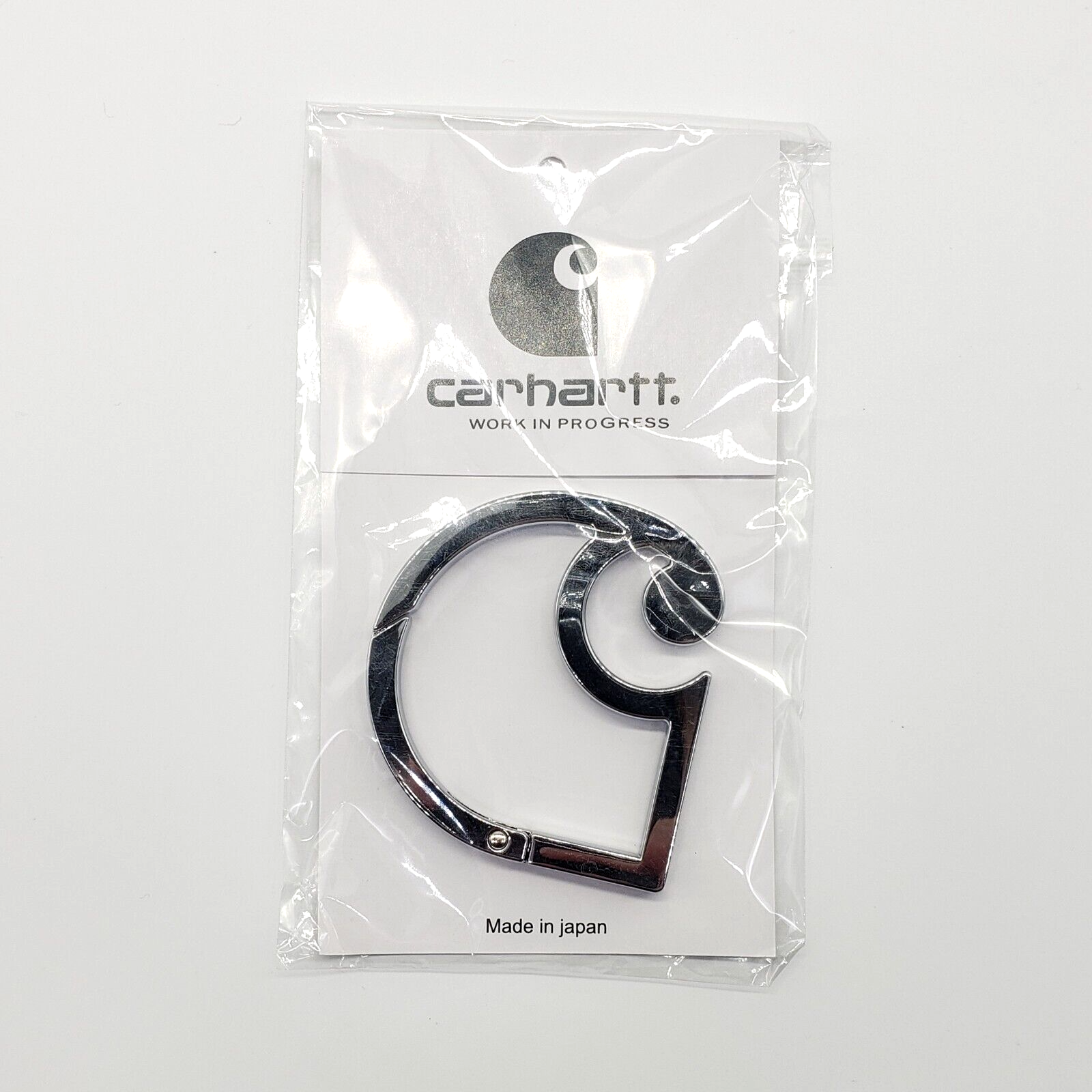 アクセサリーその他 Carhartt Wip Main Other Carhartt WIP Chrome Silver Carabiner Zinc Alloy C- Logo