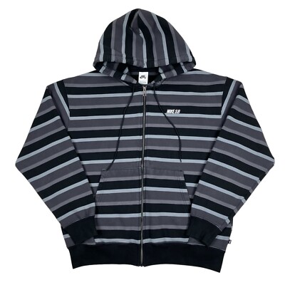 nike sb fleece pullover skate hoodie black sportswear men size l new fn2498 010 126458393606