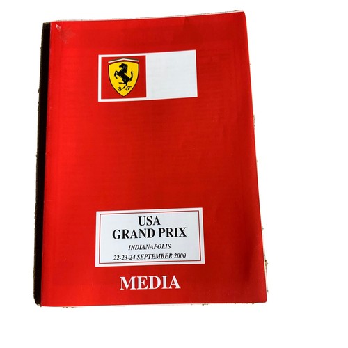 Ferrari F1 2000 media phamphlet | eBay