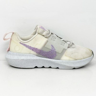

Белые кроссовки Nike Girls Crater Impact DB3553-101, размер 12C, Белый, Crater Impact