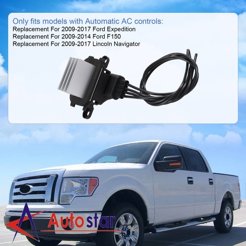 Heater Fan AC Blower Motor Resistor Control Module For Ford F150 Navigator HVAC