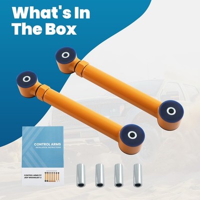 2pcs Rear Upper Querlenker einstellbar for Jeep Wrangler TJ Grand Cherokee ZJ