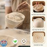 Coco Bird Pro Sourdough Starter Kit- 50oz Large Capacity Sourdough Starter Jar,17 Flavor Recipes,2 Bread Proofing Baskets,Food Scale,Bench Scraper,Bread Lame,Complete Sourdough Bread Baking Supplies