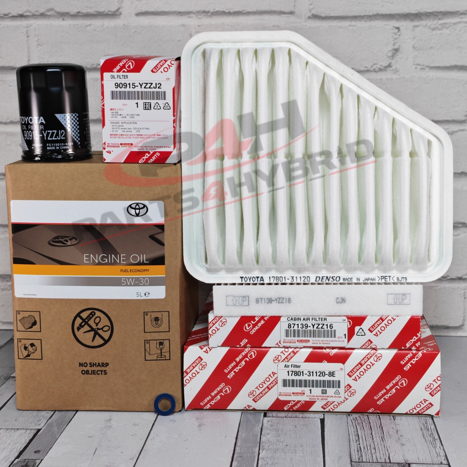ALPHARD8008様 リクエスト 2点 まとめ商品 GENUINE TOYOTA ALPHARD HYBRID OIL CHANGE SERVICE KIT 5W30