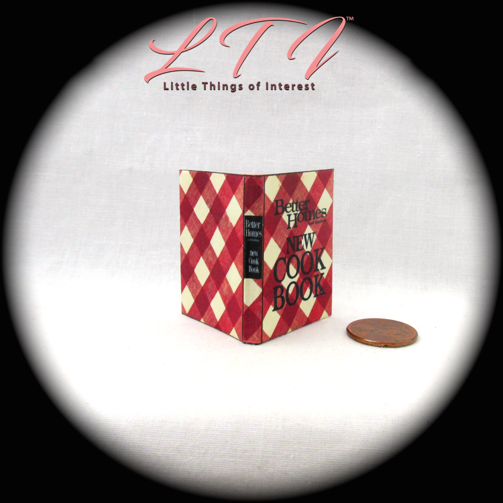 1:6 Scale BETTER HOMES AND GARDENS NEW COOKBOOK Color Illustrated Book