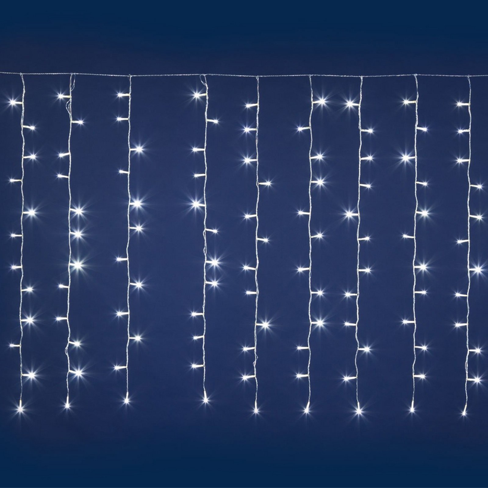 Tenda Luminosa Decorazione Natale 160 Led Luci Natalizie Addobbi Bianco Fred dfh