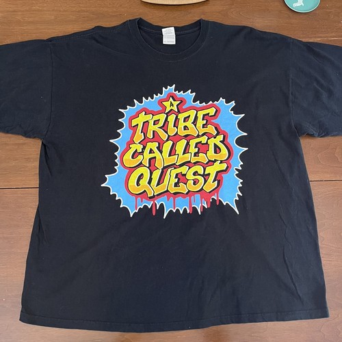 Vintage A Tribe Called Quest Graffiti Art Yellow Logo Rap