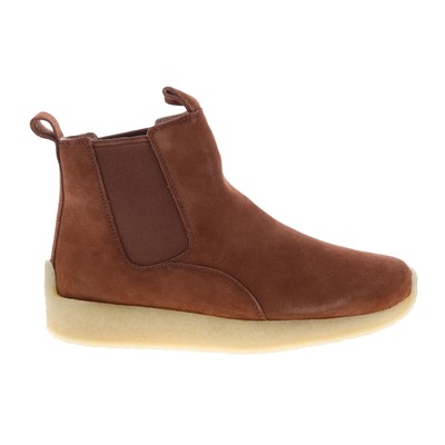 

Clarks Radlett 26166756 Мужские коричневые замшевые ботинки челси на шнуровке, Коричневый, Clarks Radlett