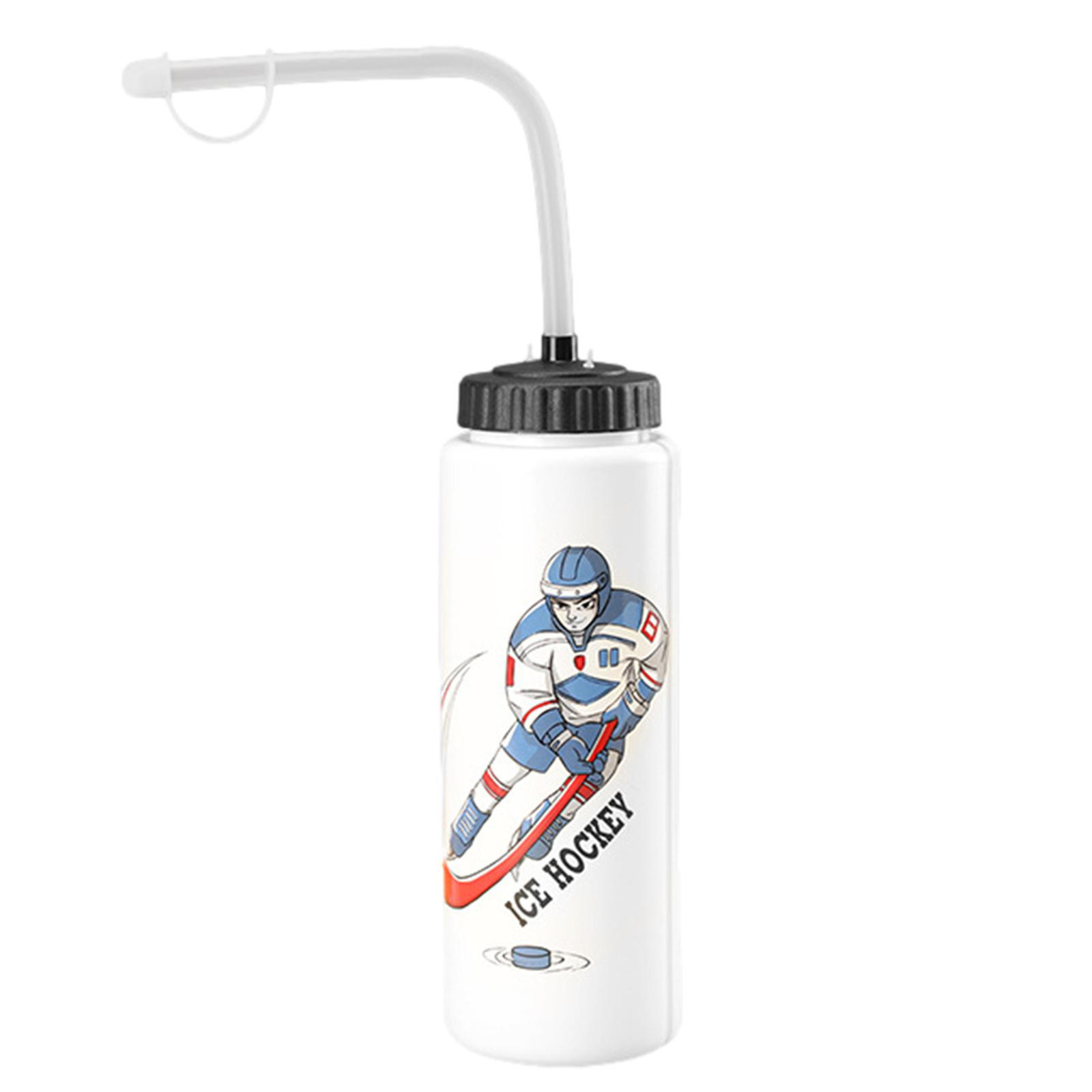 1000ML Ice Hockey Water Bottle Portable Large Capacity Football Lacrosse Bottle
