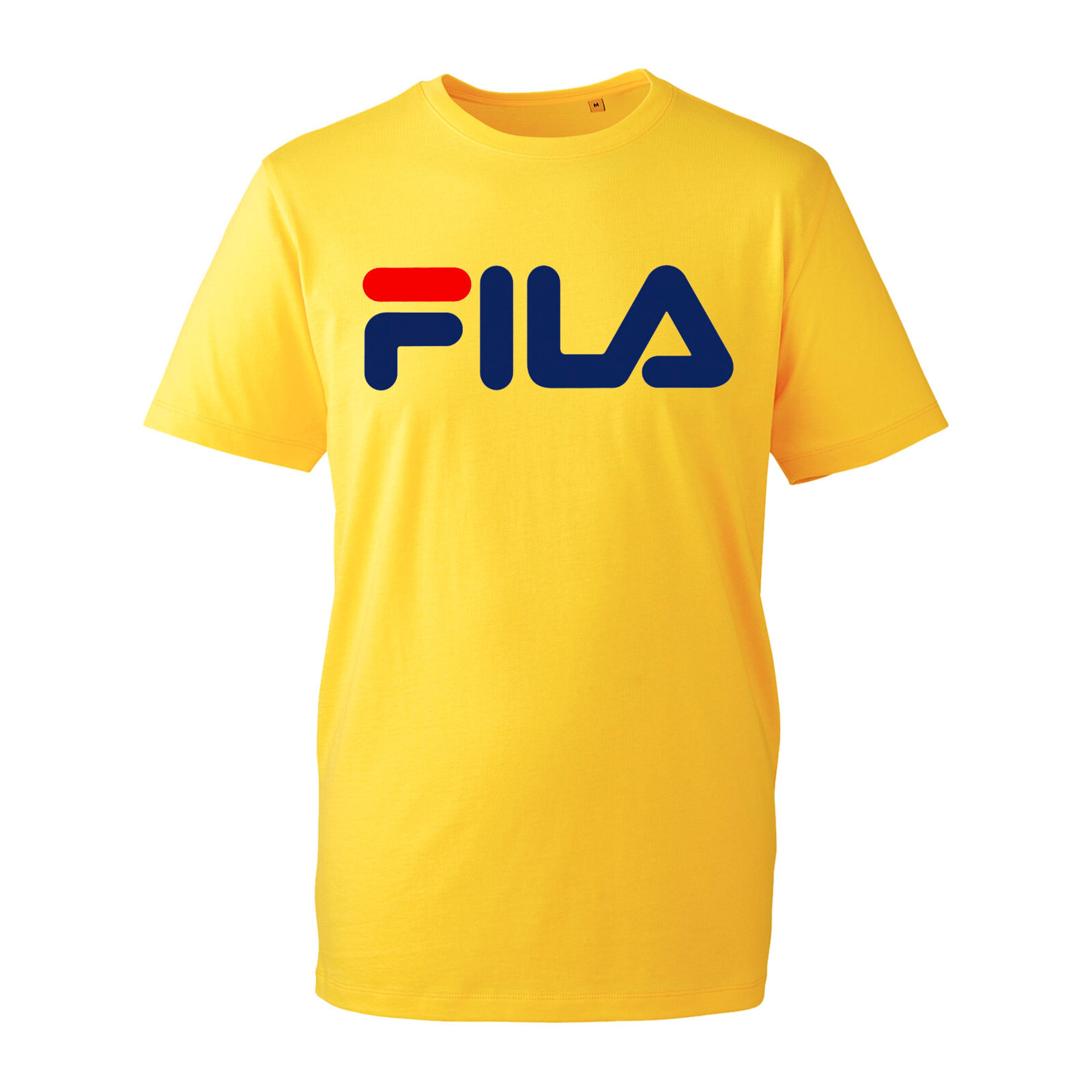 Mens FILA T-Shirt Novelty shirt Crew Neck Casual Top Tee