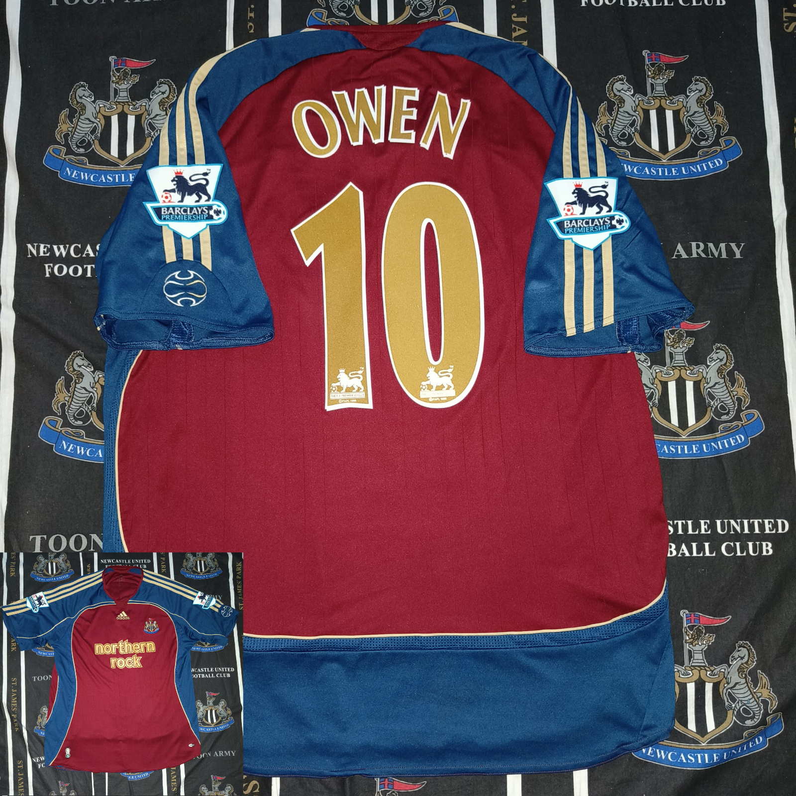 【再入荷】 Newcastle United Away Football Shirt Jersey 2006 2007 ウェア