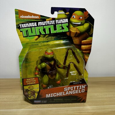 Teenage Mutant Ninja Turtles Spittin' Michelangelo Action Figure 2016 TMNT Toy