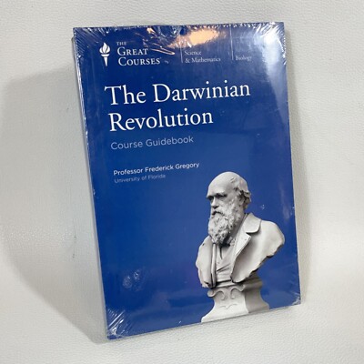 GREAT COURSES 4 DVD's + Book  THE DARWINIAN REVOLUTION    Professor F. Gregory