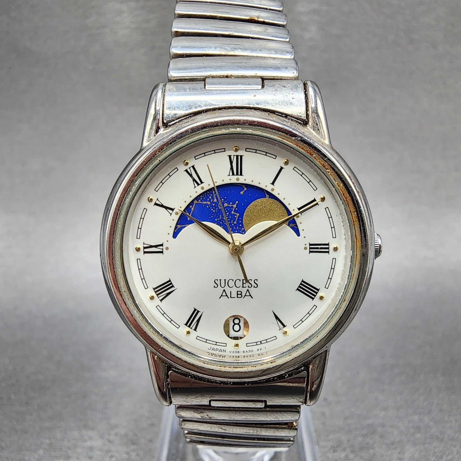 SEIKO ALBA アナログ時計　V338-6100 2025年最新】ALBA 時計 V338の人気アイテム - メルカリ
