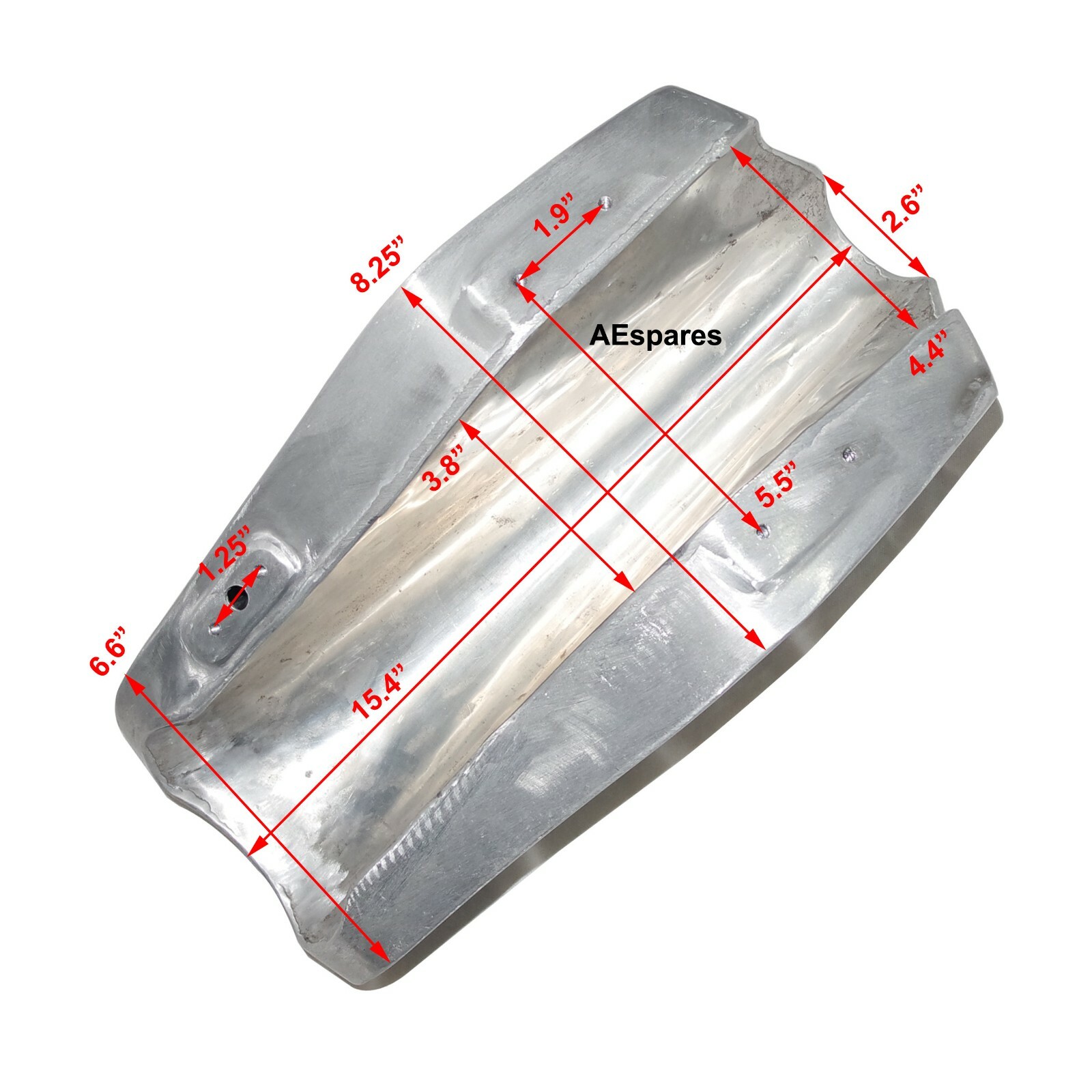 Petrol Gas Fuel Tank Aluminium Fits Yamaha YZ125 1977-78  
