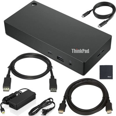 Lenovo ThinkPad USB Type-C Dock Gen 2 with 4K (40AY0090US) + ZoomSpeed HDMI C...