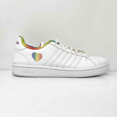 

Adidas Womens Grand Court H01054 Белая повседневная обувь Кроссовки Размер 8.5, Белый, Grand Court