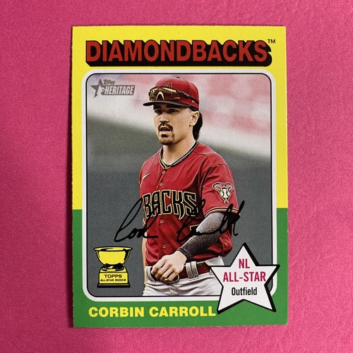 🐶 2024 TOPPS HERITAGE #372 CORBIN CARROLL ROOKIE CUP NL ALL