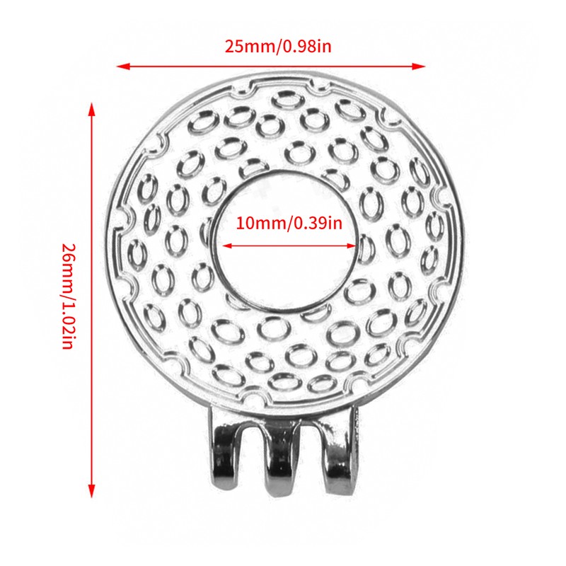 Golf Putting Alignment Aiming Ball Marker Magnetic Hat Clip Tool  US