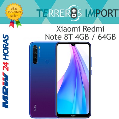 Xiaomi Redmi Note 8T Azul 4GB 64GB Versión Global Europea 6.3