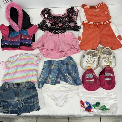 Build a Bear Girl clothes lot Of 12 Items