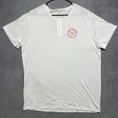 NEW NWT Marine Layer T Shirt White XL Custom Costa Roca 2022 Embroidered
