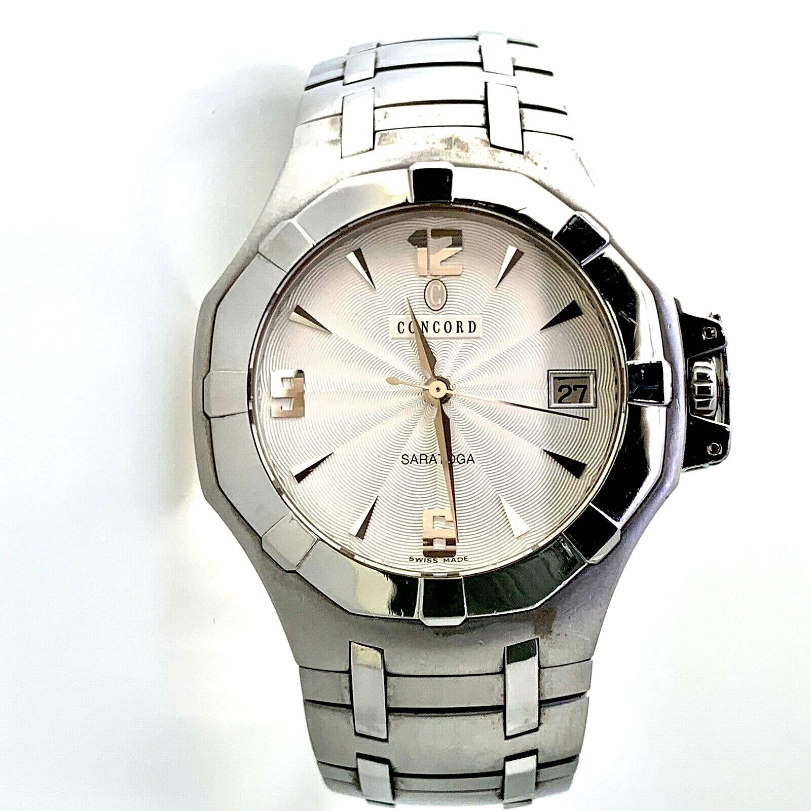 時計 CONCORD SARATOGA Concord| Women's Saratoga 18K yellow gold and stainless steel