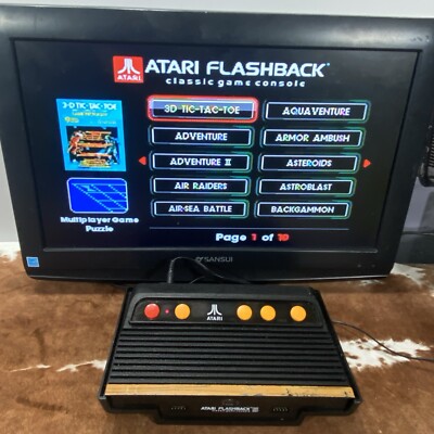 Atari 2600 Flashback 5 Game Console 92 Built In Games Replacement Console Only