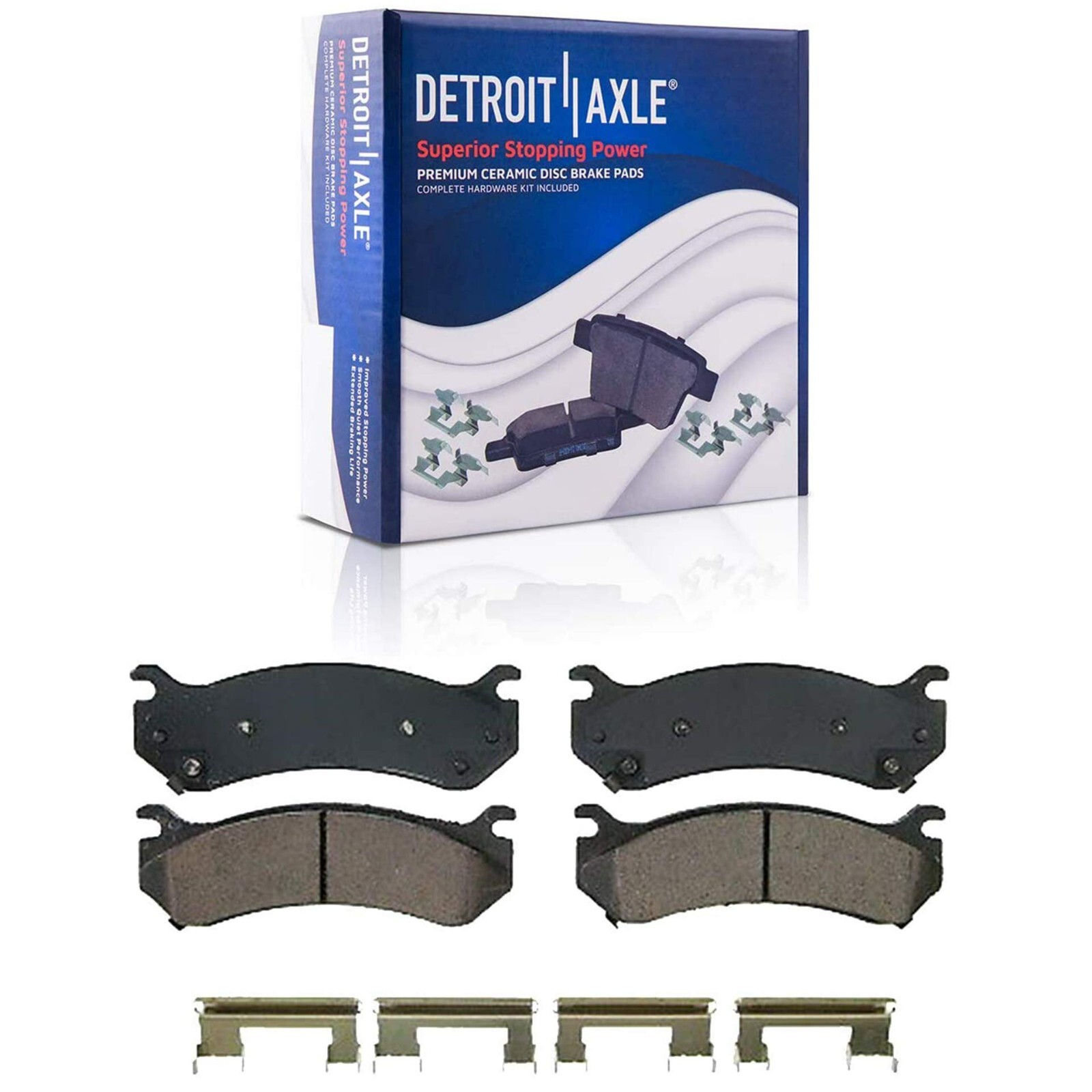 305mm Front Disc Rotors + Brake Pads for Chevy Silverado Sierra 1500 GMC Yukon