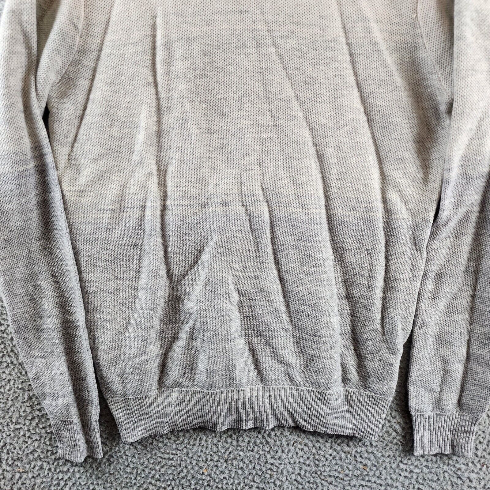 Peter Millar Crown Crafted Camden Wool-Cashmere Stripe Sweater Men M BritishGray - Picture 14 of 14