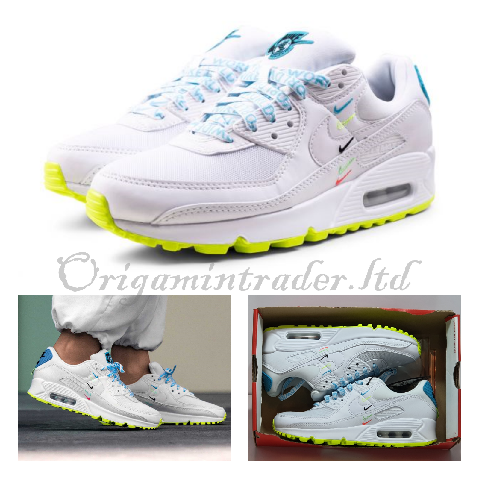 Nike Wmns Air Max 90 `Worldwide Pack` CK7069-100 | eBay UK