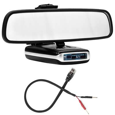 Mirror Mount + RJ11 Mirror Wire for Escort Radar Detectors Max Max2 Max 360