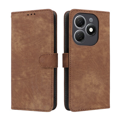 For Tecno Spark 20, Luxury Shockproof Retro Flip Leather Wallet Card Case Cover