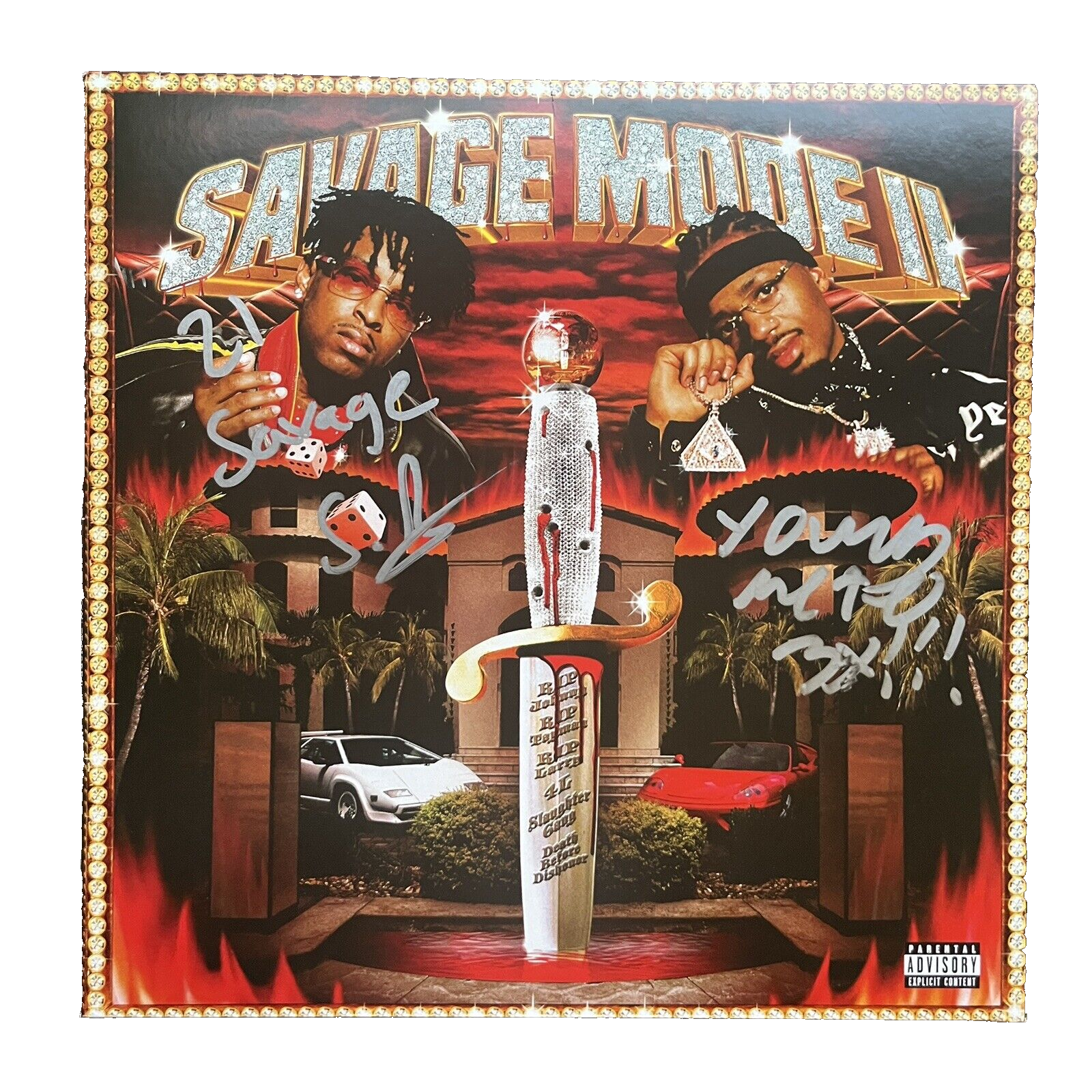 21 Savage And Metro Boomin Dual Signed savage mode 2 Album
