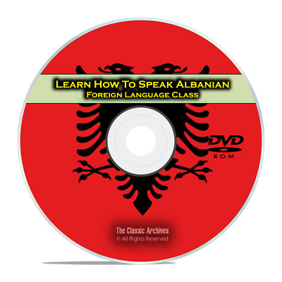 Learn How To Speak Albanian Fast & Easy Foreign Language Training Course DVD G85