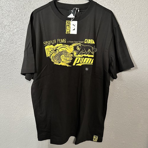 PUMA ストライプTシャツ XL PUMA tシャツ プーマ SUMMER SS ストライプ Tシャツ_ メンズ