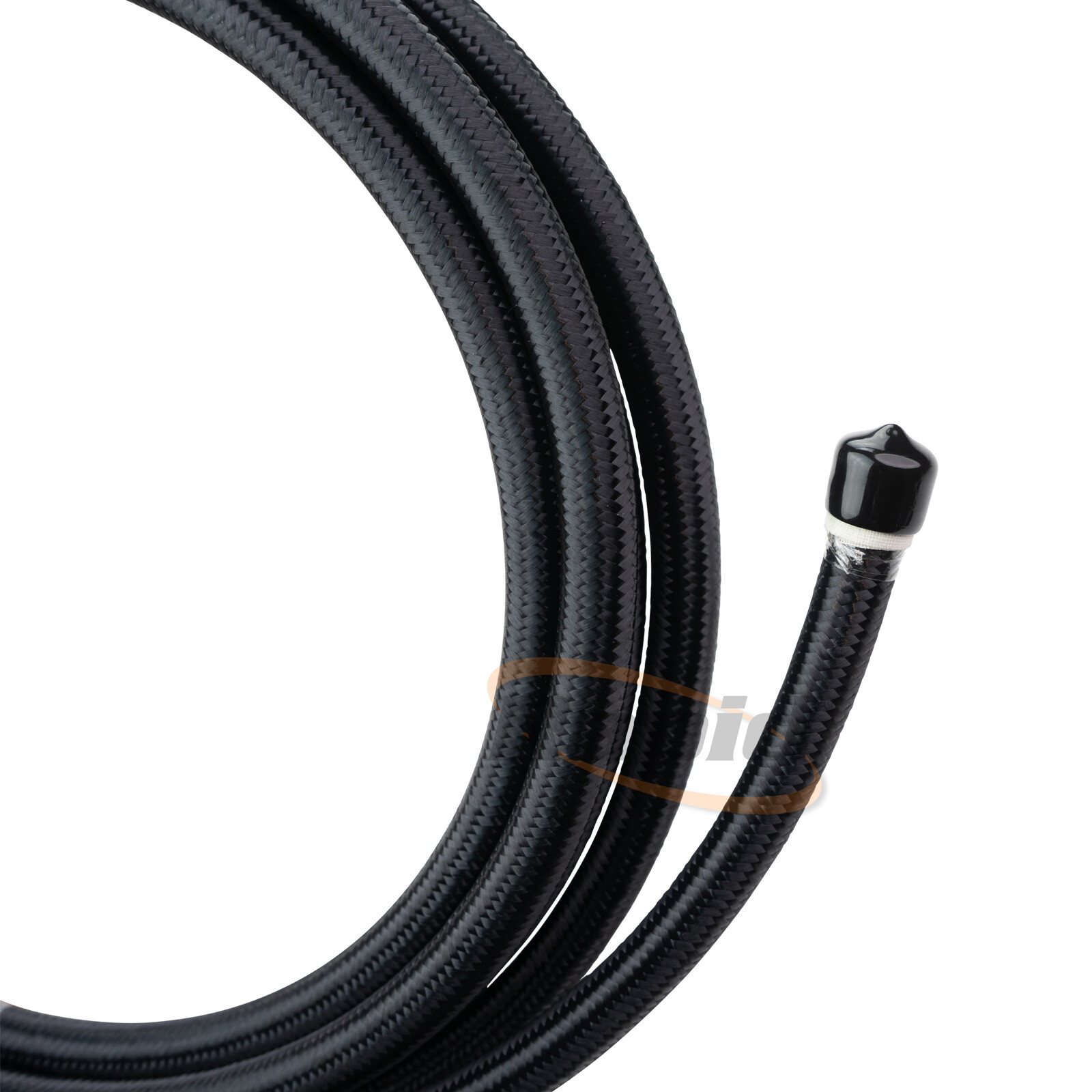 Aeroflow 1m 250 Series PTFE Black Braided Hose 6AN AF250061M