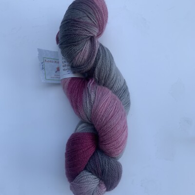 1 Skein Rabbit Ridge Soxx Sock Yarn 100m gr Sitka Rose 75% wool/25% nylon